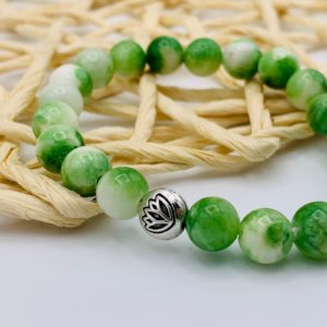 Bracelet Jade Nuage Vert