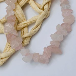 Bracelet Chips Quartz Rose