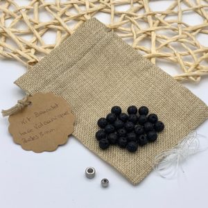 Kit Bracelet Pierre de Lave