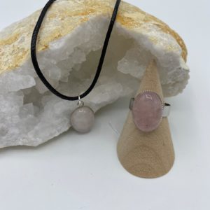 Parure Quartz Rose