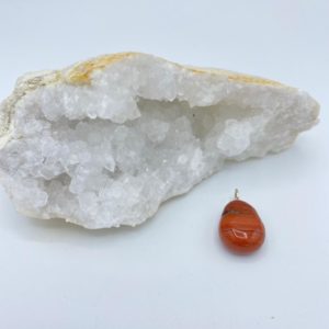 Pendentif Jaspe Rouge