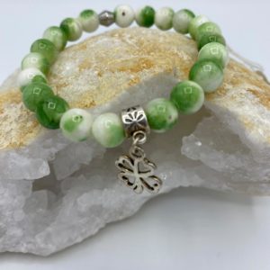 Bracelet Jade Nuage Vert