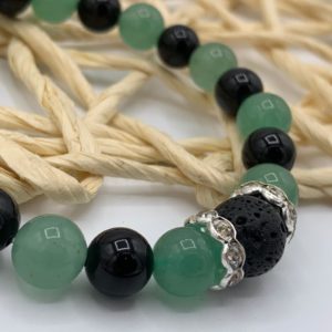 Bracelet Aventurine et Onyx