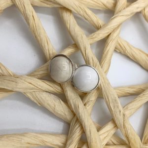 Boucles D’oreille Argent Howlite