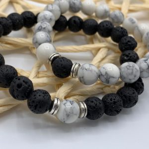 Bracelet Couple Howlite