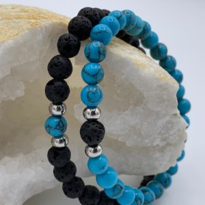 Bracelet Couple Turquoise
