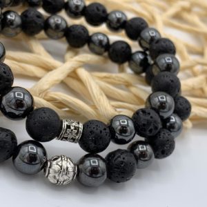 Bracelet Couple Hématite
