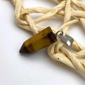 Pendentif Oeil de Tigre Pointe