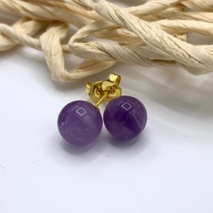 Puce d'oreilles Amethyste