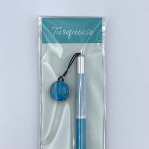 Crayon Connecteur Pierre Naturelle - Turquoise