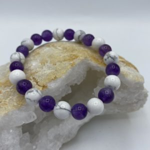 Howlite & Améthyste