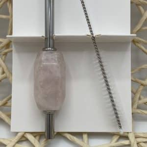 Paille Inox Quartz Rose