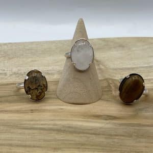 Bague griffe Ovale