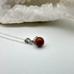 Collier Jaspe Rouge