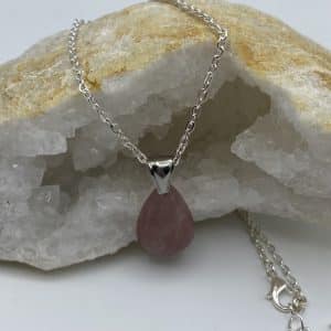 Collier Quartz Rose
