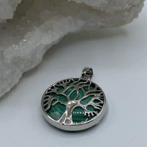 Pendentif Malachite Arbre de vie