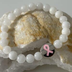 Bracelet Jade blanc Octobre ROSE