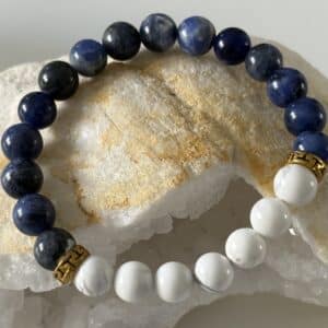 Bracelet Sodalite & Howlite