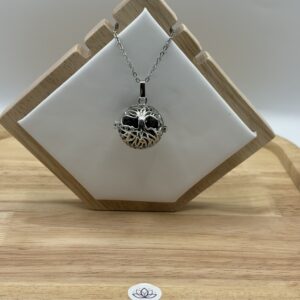 Collier cage arbre de vie & améthyste