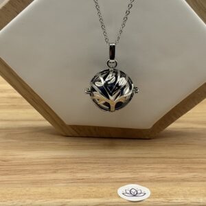 Collier pendentif cage & Lapis lazuli